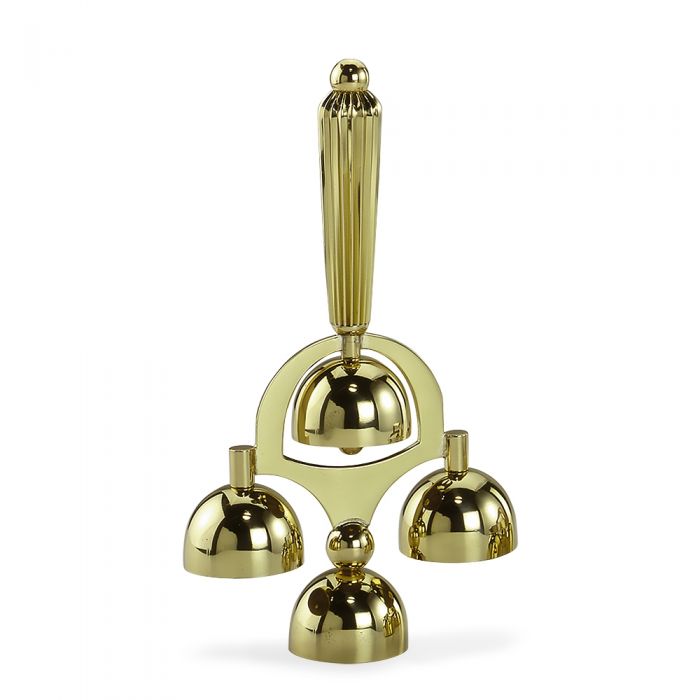 Campanello a 4 suoni - art. 140 L - finitura ottone lucido