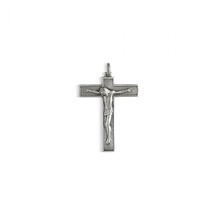 Croce da appendere - art. C. M 4 - finitura argentata