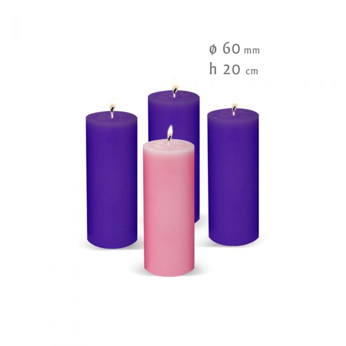 Set AVVENTO - ceri per corona d'Avvento