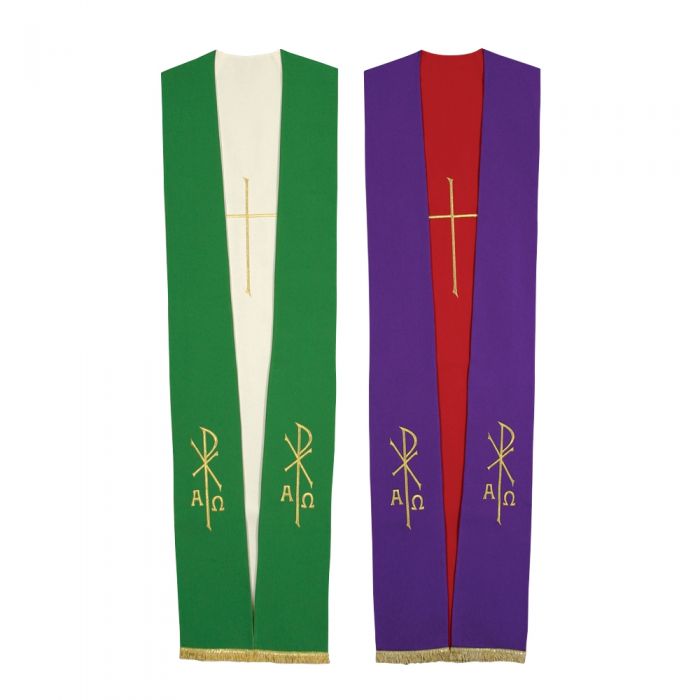 Tristola per sacerdote in poliestere