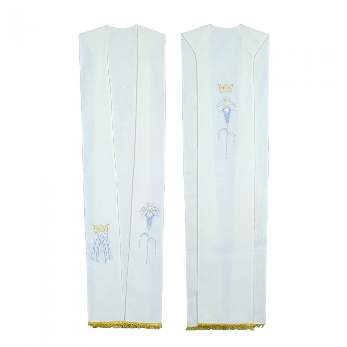 Tristola per sacerdote in misto lana