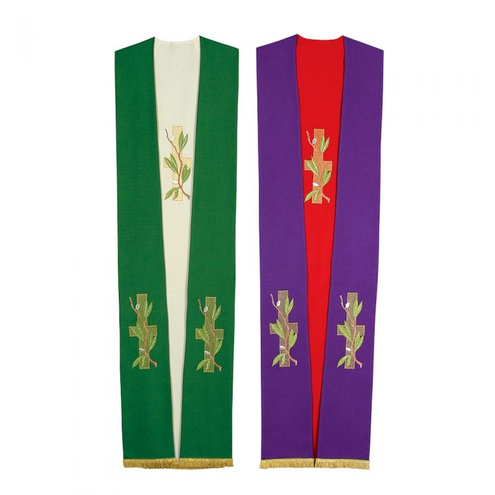 Tristola per sacerdote in misto lana