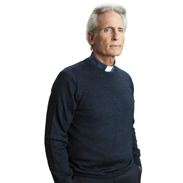 Pullover uomo girocollo manica lunga in pura lana Lanerossi