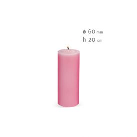 Cero per corona d'Avvento colore rosa