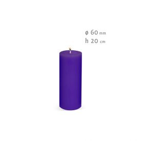 Cero per corona d'Avvento colore viola
