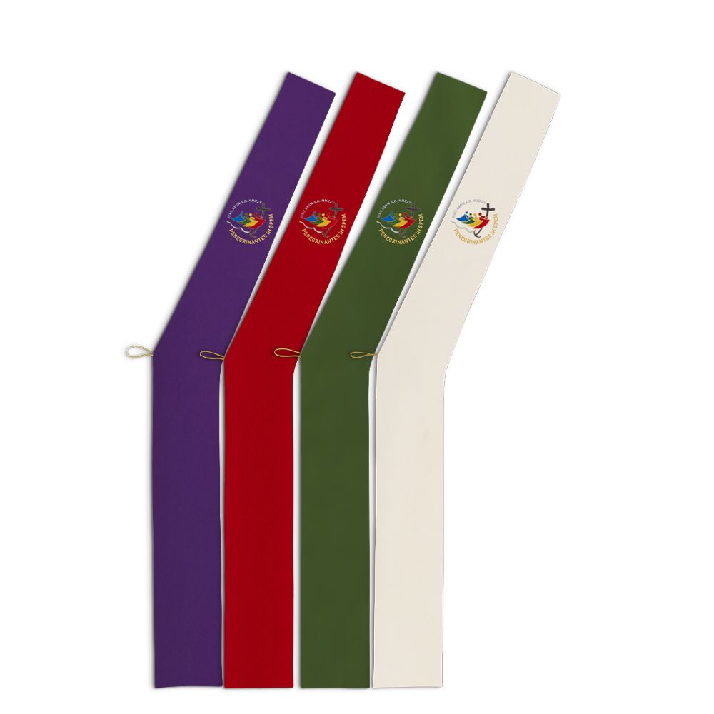 Stola per diacono ricamata GIUBILEO 2025 251